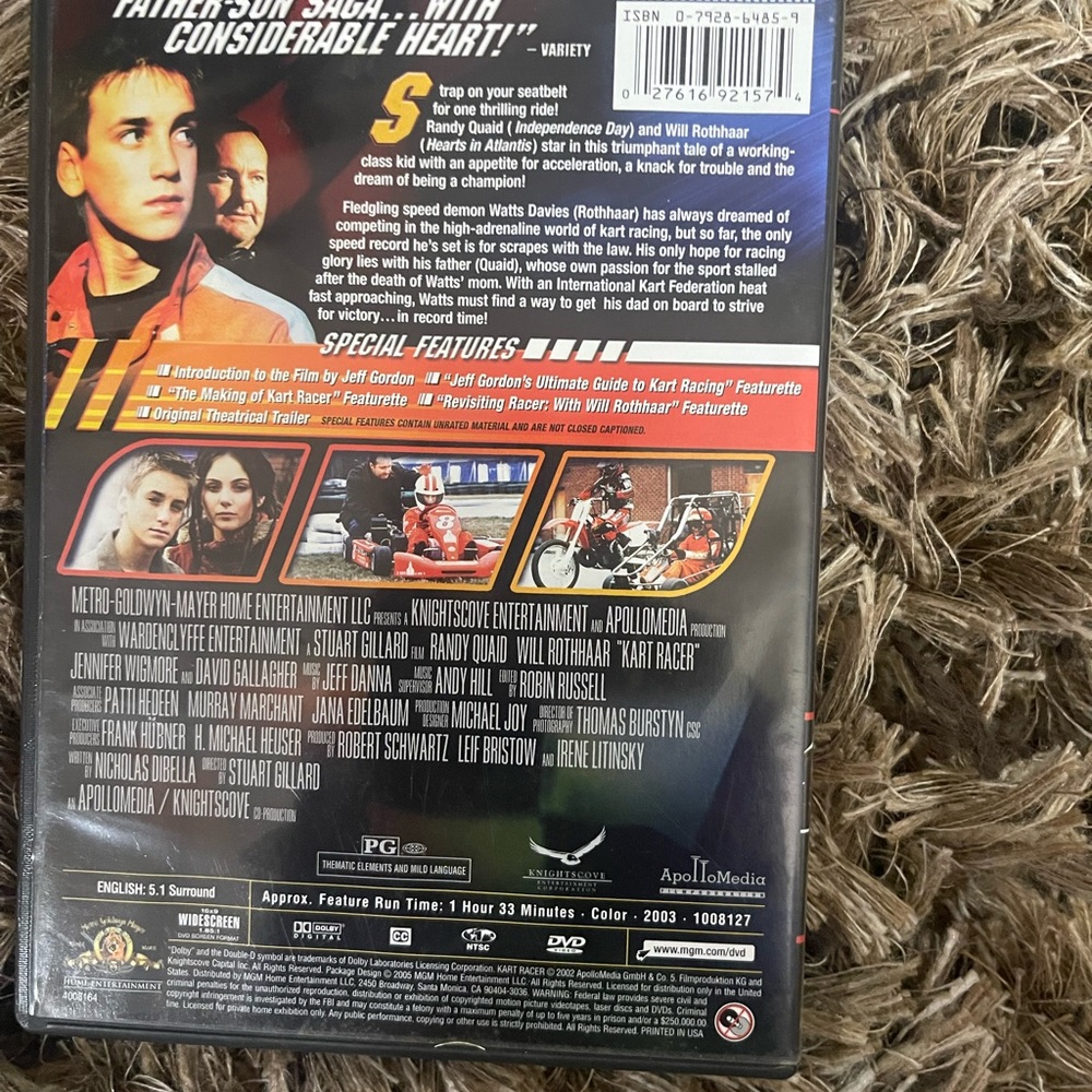 Kart Racer dvd - Picture 2 of 2
